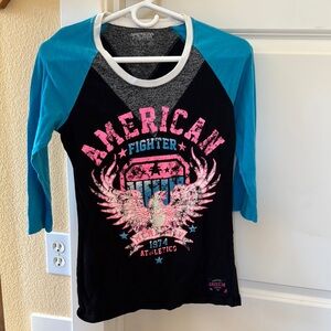 American Fighter 3/4 sleeve